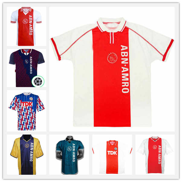 

1994 1995 A J AXT Retro Soccer Jersey 94 95 Rijkaard Kluivert Litmanen Seedorf Davids Overmars 04 05 Fútbol 1989 1990 Camisa 2004 Babel 1998, 97-98