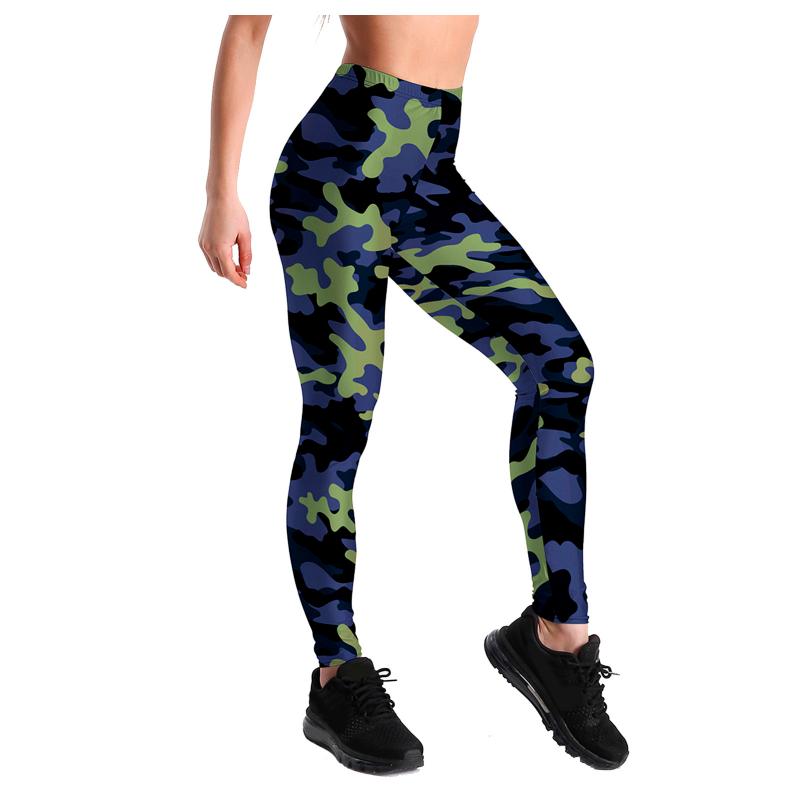

Women's Camouflage Print High Waist Yoga Pants Stretch Strethcy Fitness Leggings Yoga Pant Energy Elastic Trousers Gym Tights #4, Multicolor