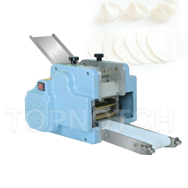 

220V Electric Pastas Dumpling Wrapper Machine Rolling Pressing Gyoza Skin Maker Round Square Model Wonton Ravioli Making Equipment 110V