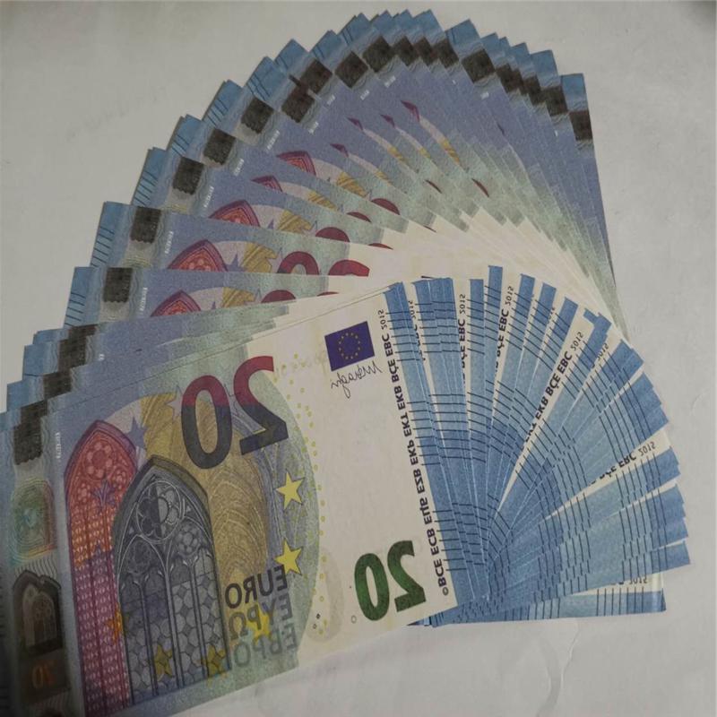 

Prop Money Game Copy 20 Euro And Billet Movie Dollar Gifts Faux Play Collection 010 Fake Pumqh