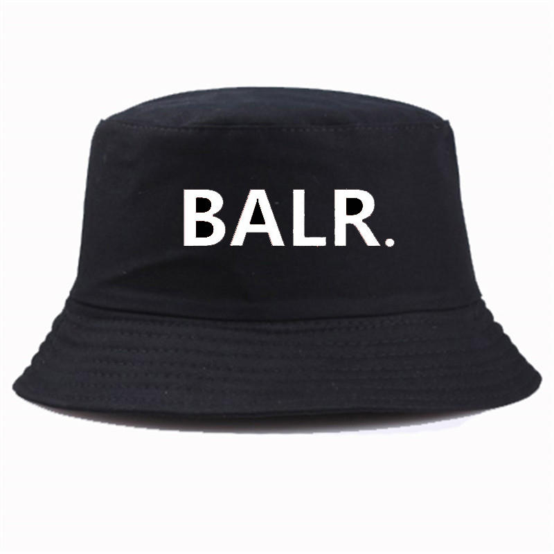 

New hats BALR printed Panama Bucket Hat Quality Cap Summer Caps Sun Visor Fishing Fisherman Hat, Red