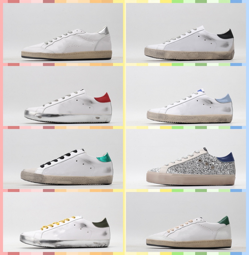 

HIgh Quality Dirty Leather Casual shoes Sneakers Designer Classic Do-old Dirtys Shoe Double height Bottom Women Mans street Skateboard shoe Trainers sneakers