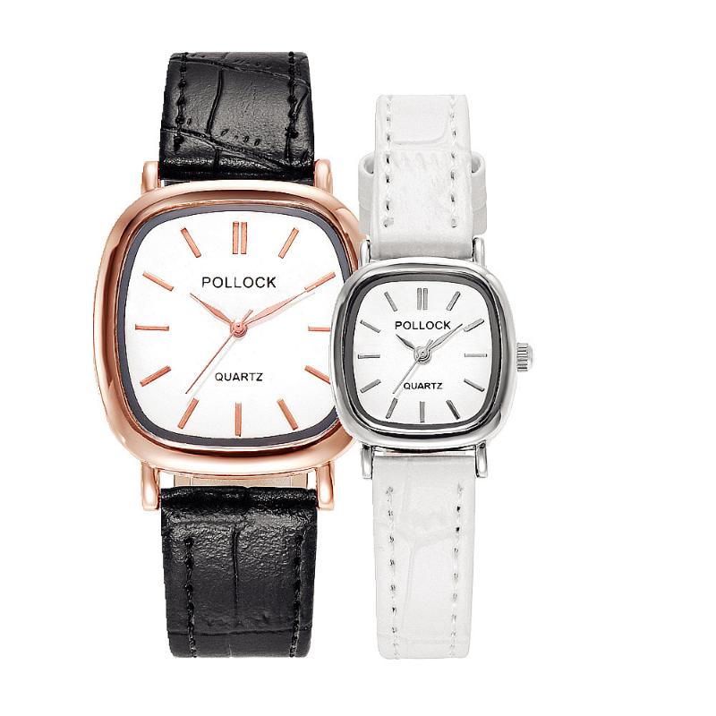 

Wristwatches Selling Fashion Student Casual Watch Simple Large Small Couples Ladies Dress, Brown large