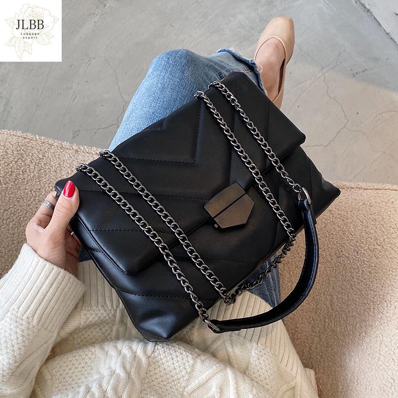 

2021 New Pu Leather Rhombus Women's Shoulder Messenger Bags Casual Chain Crossbody Bags Retro Totes Handbags Purse 2021 NEW
