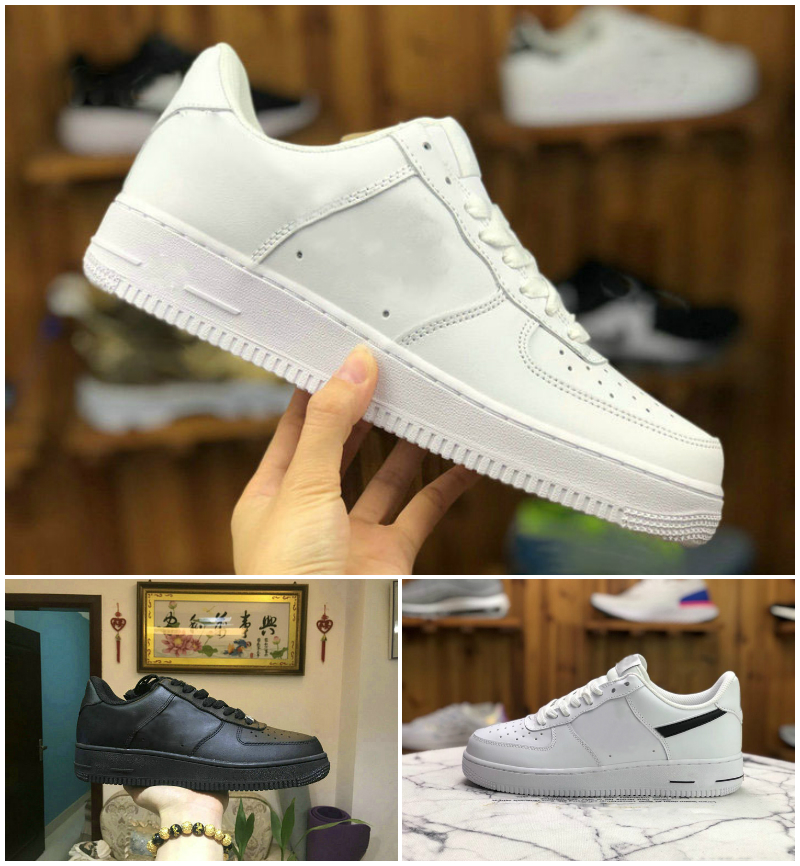 

One 1 Men Running Shoes des Chaussures Classic High Low Triple White Black Brown sandal Outdoor Sports Fashion Women Mens Trainers Sneakers B32, A-x001