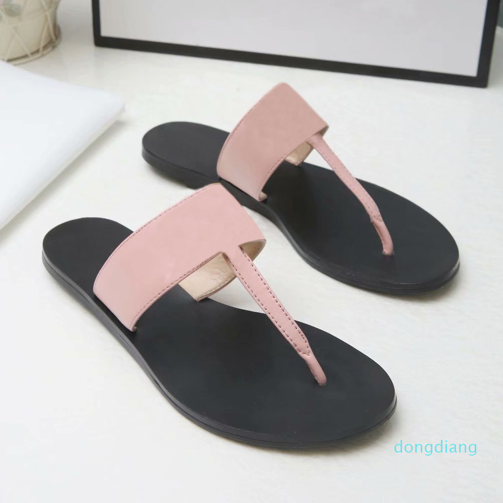 

Men Beach slippers Summer fashion women flip flops leather lady Metal Women shoes Flat Large size 35-45