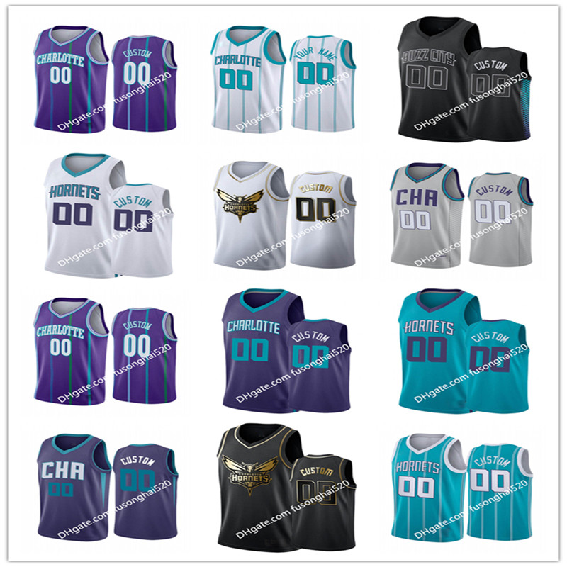 

Custom Printed LaMelo 2 Ball Gordon 20 Hayward Miles 0 Bridges 3 Terry Rozier III Devonte 4 Graham Men Woman Kids Youth Basketball Jerseys, Black;red