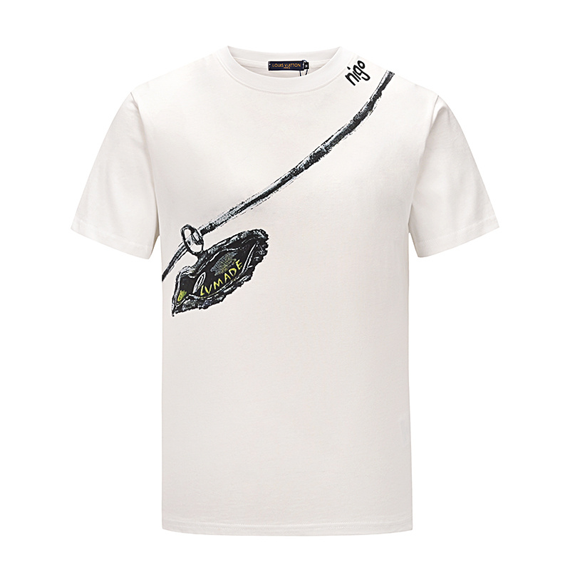 

New Summer Men Women T Shirts with Letter Printed Casual Mens T Shirt Top Quality Men Fashion Tees Streetwear Clothing 2 ColorsDD, White;black