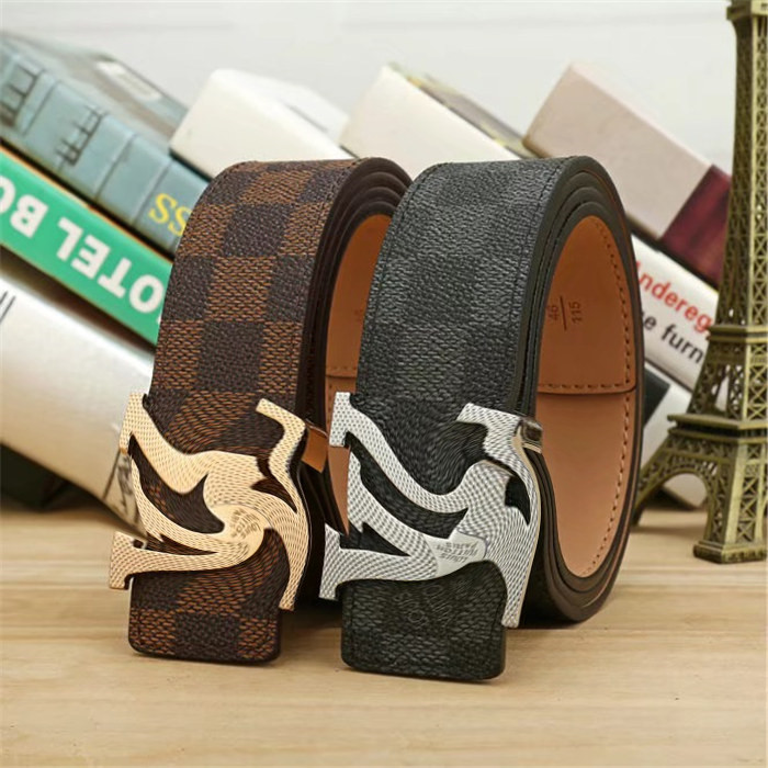 

2021 new fashion belts men belt women brand belt Big gold designer buckle genuine leather belt classical belts ceinture free shipping, Blue;gray