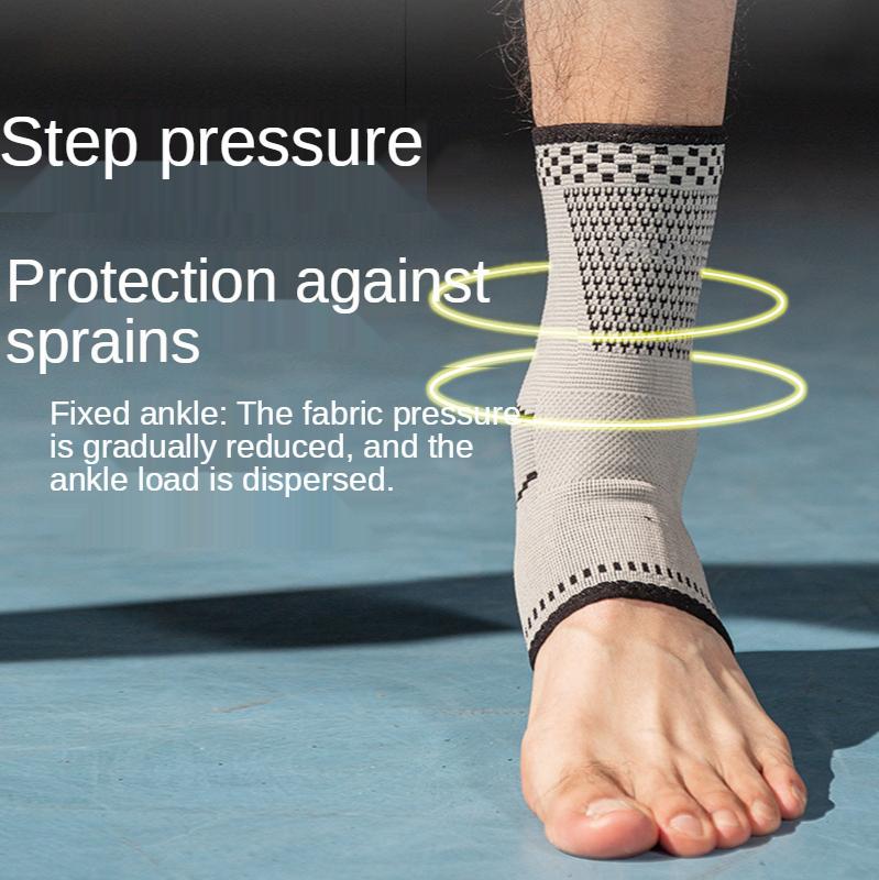 

Ankle Support Outdoor Sports Strap Knitted Protector Adult Pressurized Basketball, Black (single)
