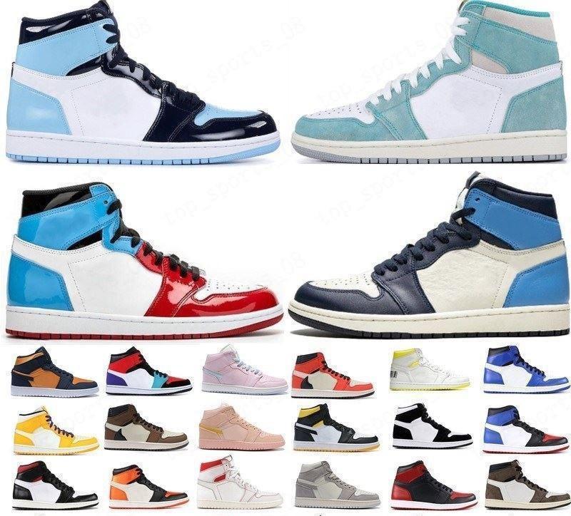 

Air satin Retro Basketbal Shoes Hyper Royal PHANTOM GYM RED Chicago TOP 3 LAKERS j1 sports Sneaker
