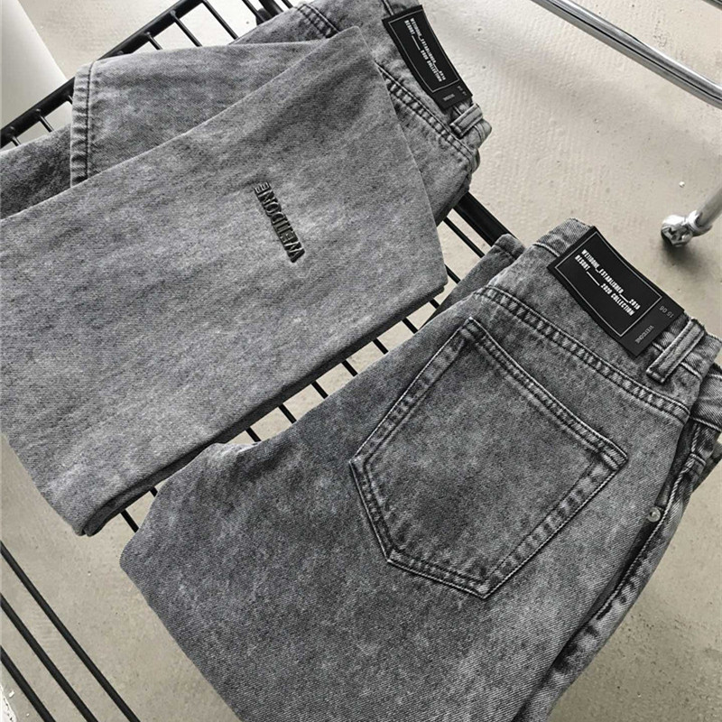 

2021 New Fw We11done Cargo Men Women 1:1 Top-quality Blue Streetwear Denim Pants Welldone Cowboy Button Jeans Jdj3