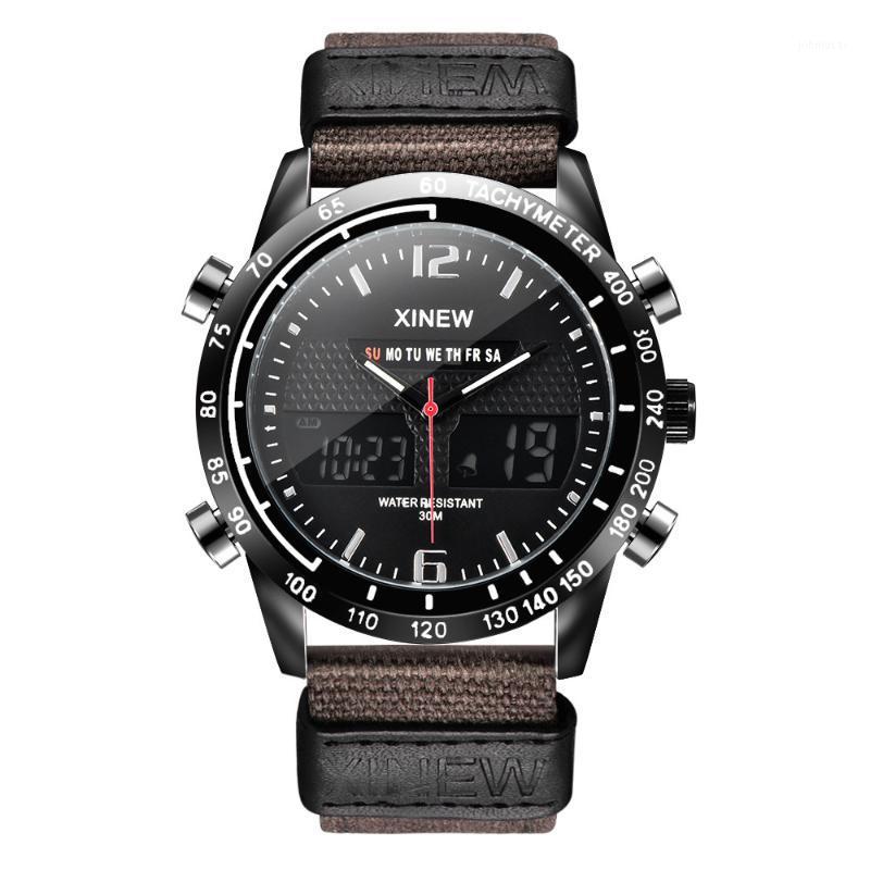 Smart Wristbands Fast Delivery ! Men&#039;s Leather Military Analog Quartz Wrist Watch Business Watches Stainless Steel Relogio Masculino1-image-711926432