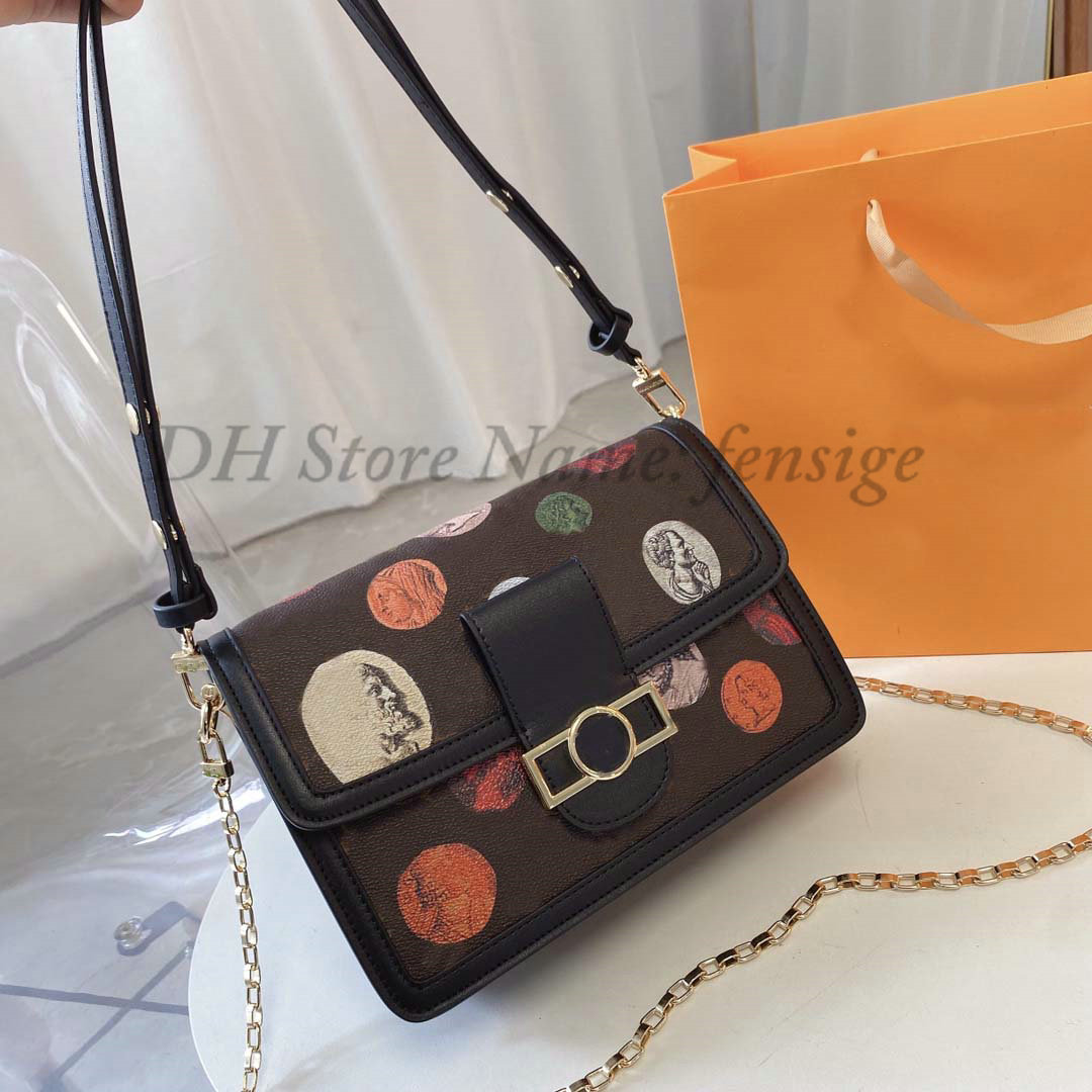 

Dauphine MM Cameo Handbag Fornasetti capsule Womens Tote Greco Roman coins multiple Leather Shoulder Bag with Chain CrossBody Handbags metal Hasp bags, Others