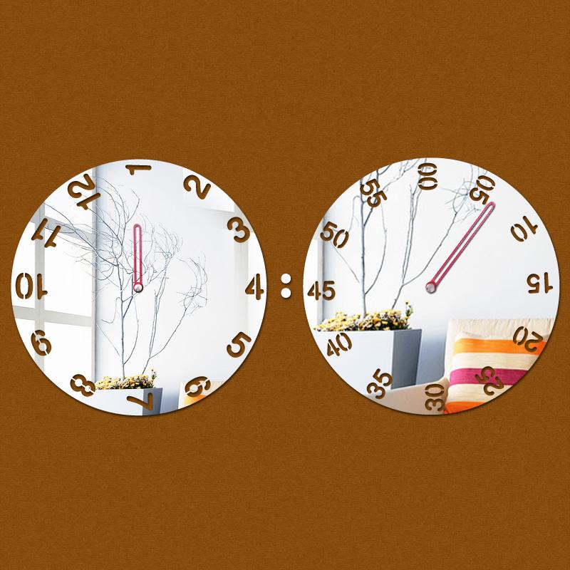 

New Diy 3d Acrylic Mirror Clock Wall Clocks Watch Reloj Pared Duvar Horloge Murale Quartz Living Room Modern