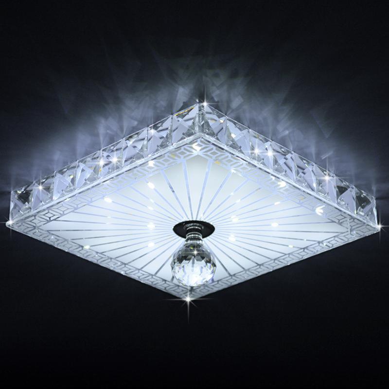 

Modern LED Ceiling lights Aisle Veranda Lighting Down Crystal Mordern Surface Mounted LED Ceiling Lights for Living Room