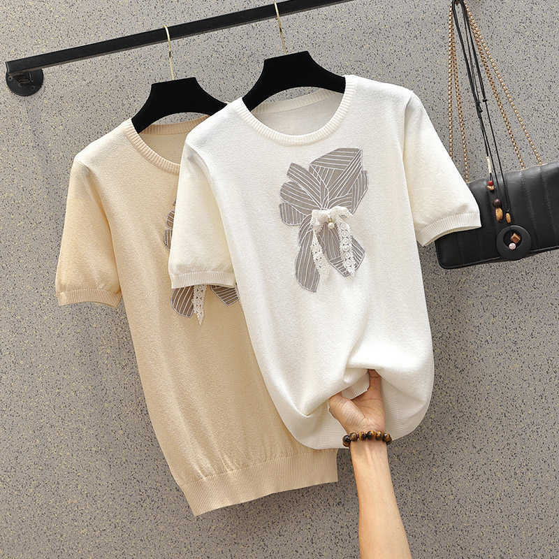 

Summer Sweater Women Basic Knitted O Neck Pullover Jumper Short Sleeve Oversized Bodycon Sweaters Soft Pull Femme Jersey mujer 210604, Apricot