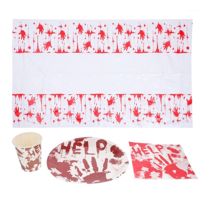 

Party Decoration 1 Set Simple Dinnerware Unique Premium Red Tableware