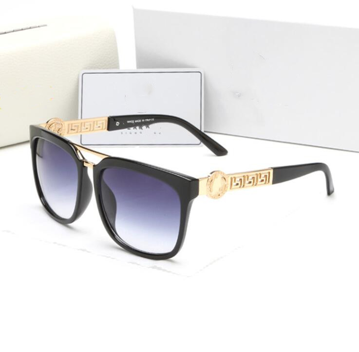 

1Pcs High Quality Brand Sun glasses Evidence Sunglasses Designer Glasses Eyewear mens Womens Polished Black Sunglasses 722