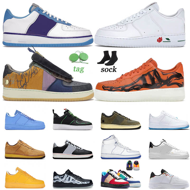 

Top Quality Mens Low 1 Running Shoes Skateboard 75th Anniversary Lakers Rose White Cactus Jack One Skeleton Orange N.354 Womens Sports Sneakers Trainers Size 36-45, C44 valentines day low 36-40