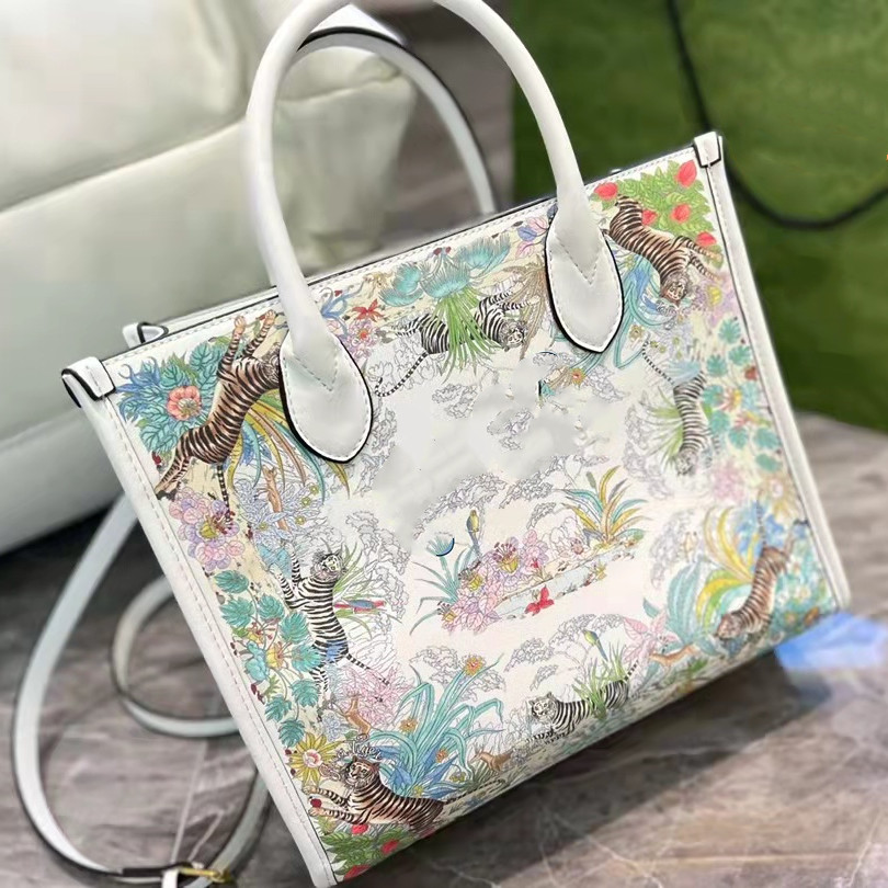 

2022 designer tiger crossbody bags fashion women tigers shoulder bag letter animal prints lady mini handbags totes purses 2 size high quality, Multi