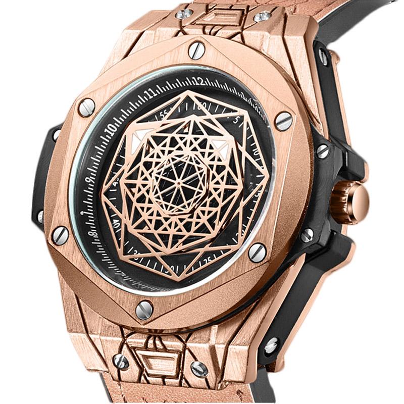 

Wristwatches Waches Top Brand Watch Stainless Steel Mens Watches Luxury Gold For Men Business Men's Reloj Hombre 2021, 01