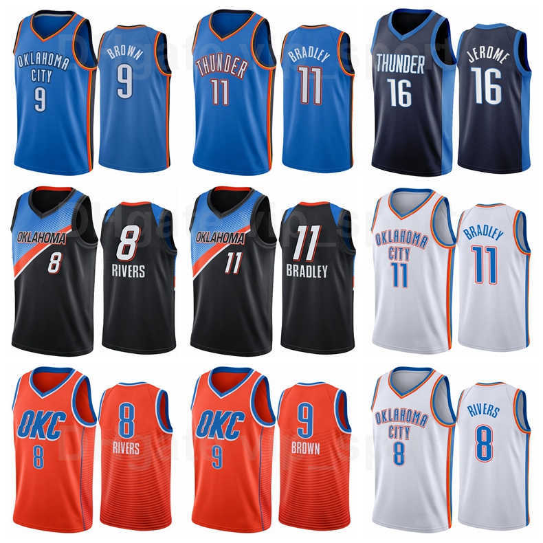 

Print Basketball 9 Moses Brow Jersey 8 Austin Rivers 16 Ty Jerome 11 Tony Bradley Blue Orange White Black Size S to XXXL, Navy blue