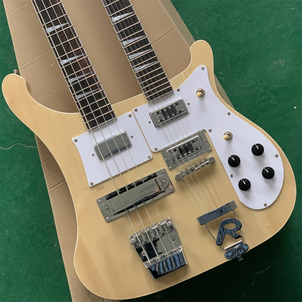

2020 High quality Double-headed electric guitar,6 string guitar +4 string bass