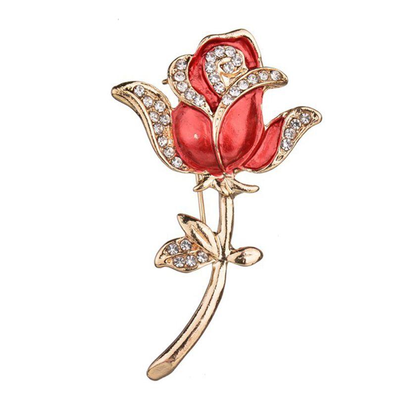 

Pins, Brooches Rose Women Weddings Brooch Pins Gifts For Clothing Jewelry Accessories