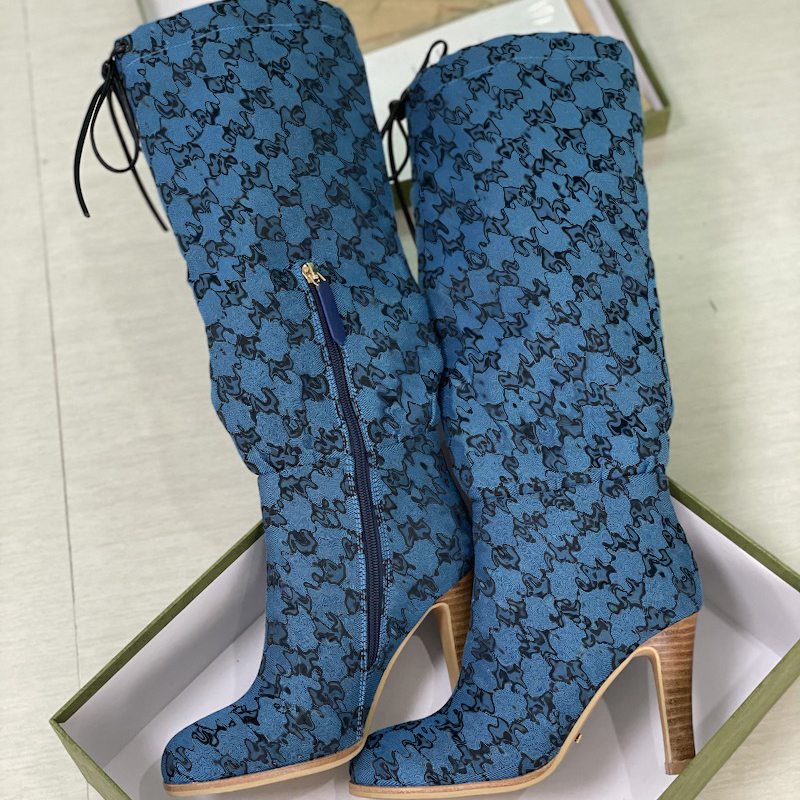 

Designer Boots Women boots Winter Ankle Boot Adjustable straps Canvas Zipper Laces Original shoes Ladies Girls Sexy Big Size Boot With Box 335, Sock