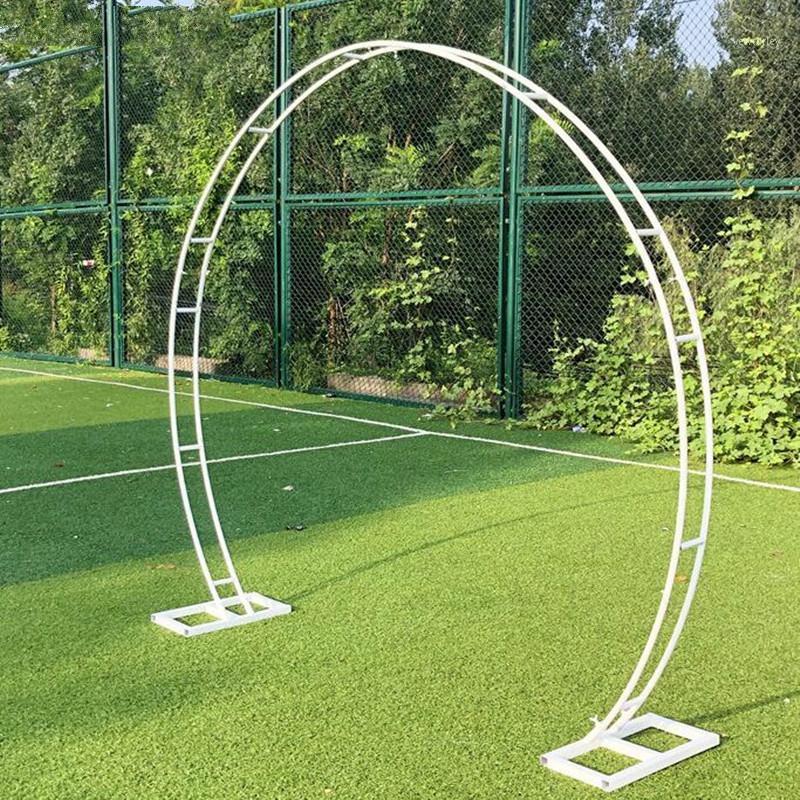 

Party Decoration Wedding Props Background Double Circle Simulation Flower Row Door Post Arch Rack Birthday Christmas