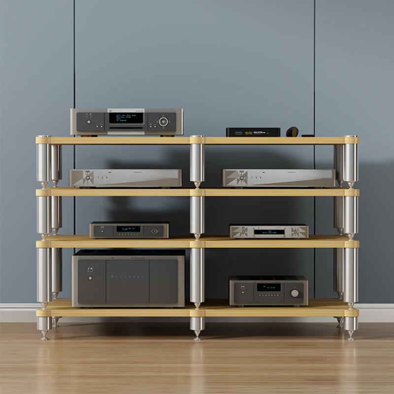 

Computer Speakers 4Layer 2Column HIFI Power Cabinet Rack Audio TV Absorb