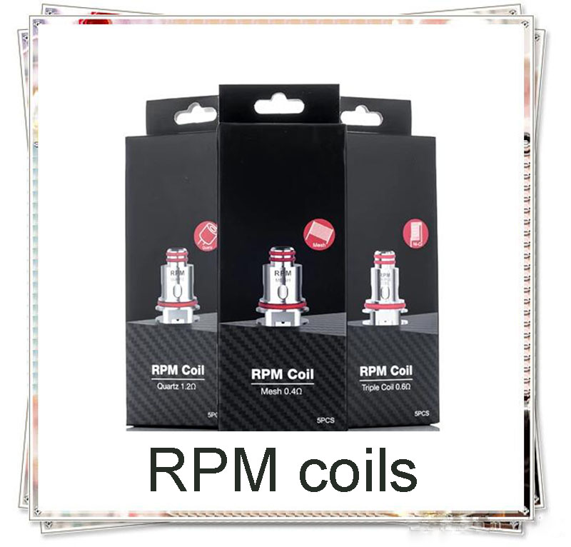 

2021 RPM Replacement coils Heads Mesh 0.4ohm Triple 0.6ohm Quarzt 1.2ohm SC 1.0ohm Coil for RPM40 Pod Kit vs evolve plus xl