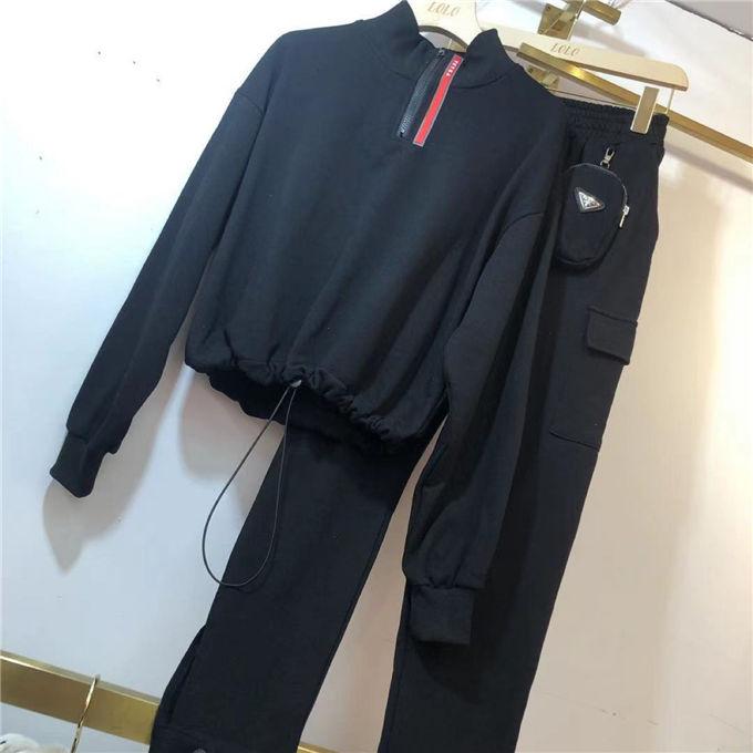 

Women' Tracksuits sale fashion loose casual solid color long-sleeved jacket and trousers Nice style many colorsluxury clothingsizeS-XL