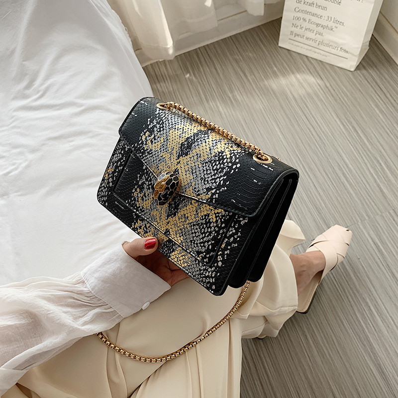 

2020 Bags New Women Chain Snake Head Fashion Messenger One Shoulder Bag