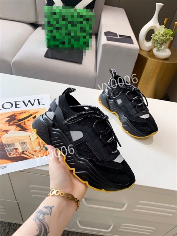 

2022 New Low Casual shoes Rhyton top Sneaker 35-41 designer Plaid pattern Platform Classic Suede Leather Sports Skateboarding Shoes Men Women Sneakers wlg200805, Choose the color