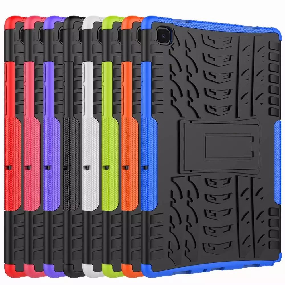 

For Samsung GALAXY Tab A7 10.4 inch Case SM-T500 T505 Armor Cases Tablet TPU + PC Shockproof Stand Cover T500