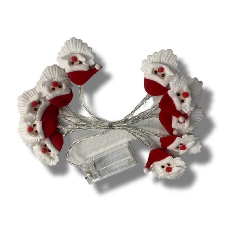 

Christmas Decorations Snowman Tree Led Garland String Light Merry For Home 2021 Cristmas Ornament Xmas Navidad Gifts