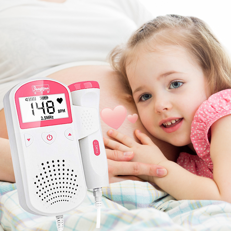 

Fetal Doppler 2.5M Prenatal Baby Heart Rate Detector Household Sonar Doppler Stethoscope Pregnant Women Doppler Fetal Monitor