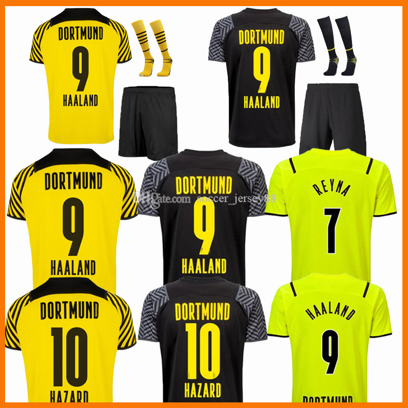 

21 22 HAALAND REUS Malen soccer jerseys Borussia Fan Player version home away 2021 2022 football shirts DOrtMUnd BRANDT PLSZCZEK BELLINGHAM HUMMELS men kids kit, Kids home kit