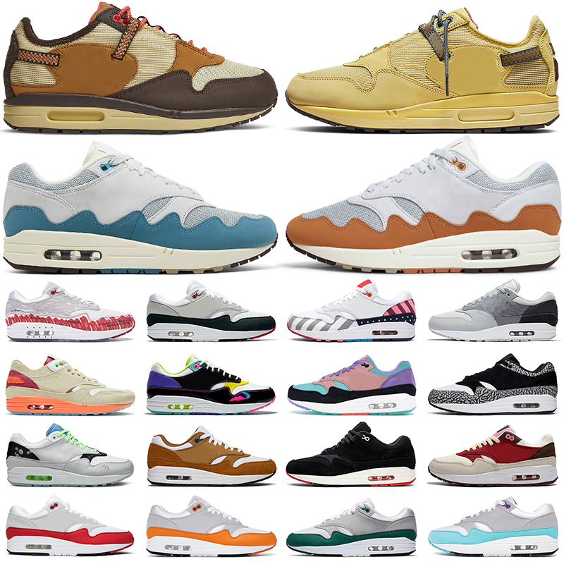 

2022 men women patta 1 running shoes Baroque Brown Monarch Noise Aqua Saturn Gold Anniversary Aqua Bacon Bred Daisy mens trainers outdoor sports sneakers, #1