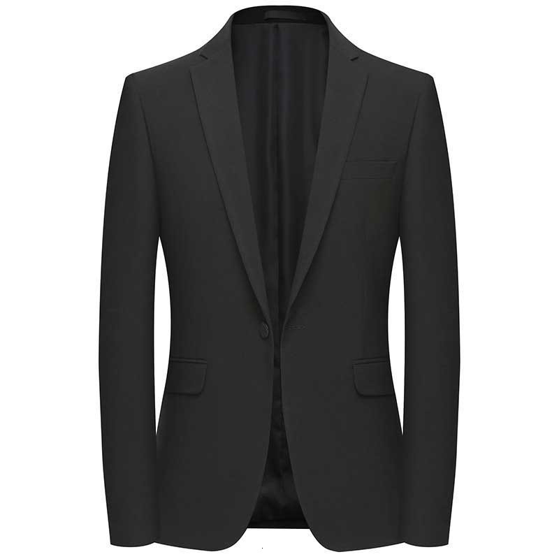 

2021 New Leisure Suit for Men Casual Jackets Jacket Wedding Office 1 Blazer Masculine Clothes 7ddj, Black