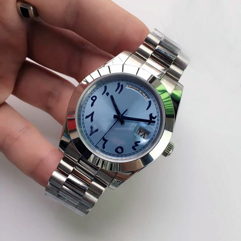 

2021 Wristwatches Mens Men Ancient Watches Arabic Classic Watch 41mm Mechanical Automatic Watches Movement Stainless Steel Sports, Box