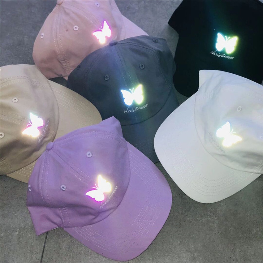 

2021 New Reflection Butterfly Needles Awge Baseball Caps Men Women Cap High Quality Vtm Casual Hats Ogyy