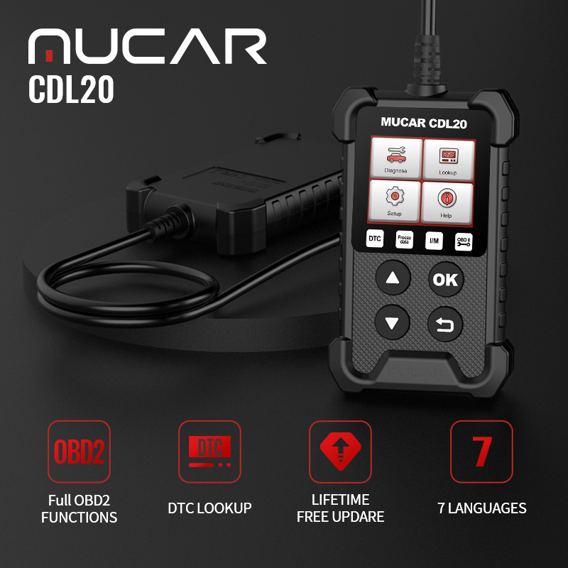 

THINKCAR MUCAR CDL20 Automotive Professional Car Diagnostic Tools obd 2 Engine Analyzer Code Reader Scanner Tool