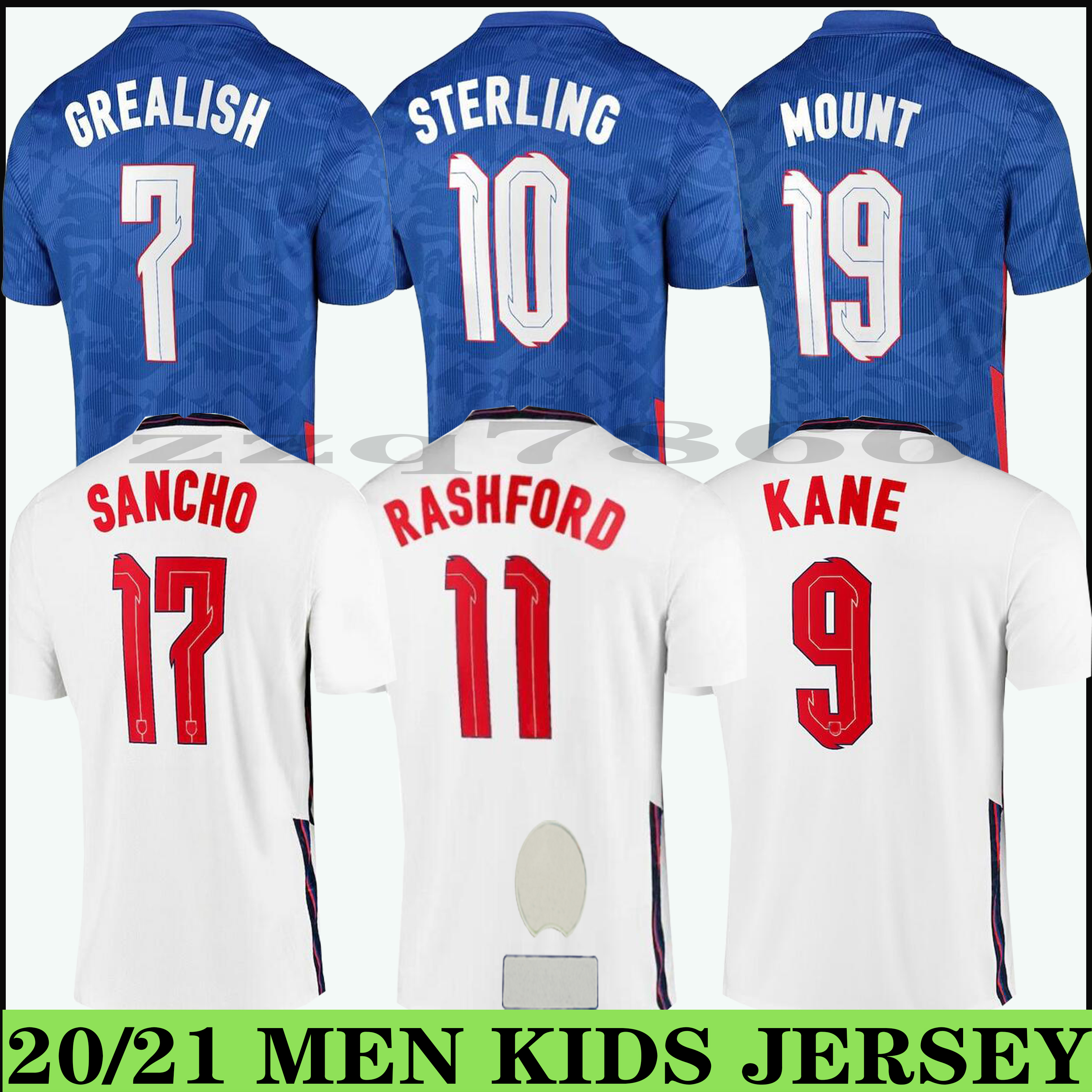 

European Cup FANS Player version E ngland GREALISH soccer jerseys 2021 KANE STERLING RASHFORD MOUNT LINGARD SANCHO 21 22 national shirt men kids kit socks uniform, Orange