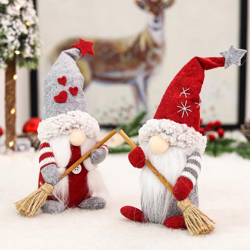 

Christmas Decorations Gnome Plush Ornaments Handmade Swedish Tomte Home Decoration Accessories Adornos De Navidad 2021