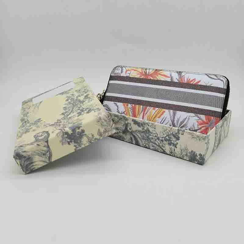 

Woman Wallets Fashion Women Card Holders Purse High Quality Classic Wallet Multi-function Multi-card Letter Pattern Hand Bag with Box, Hot