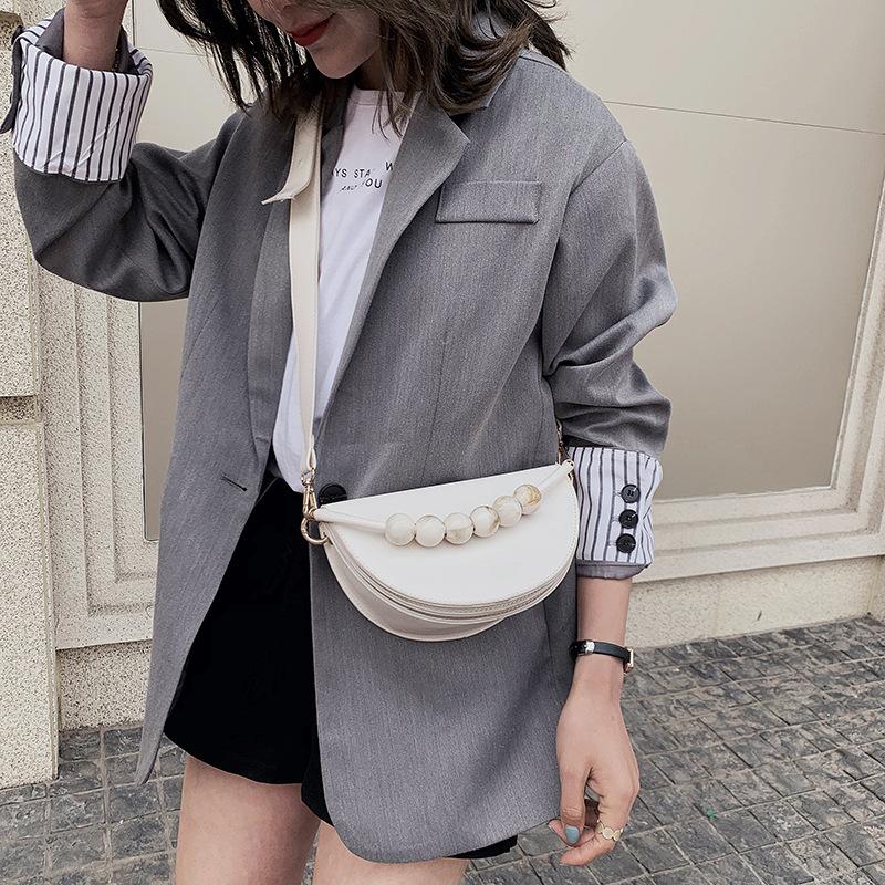 

2021 new women's shoulder bag Korean version of the simple ladies messenger bag fashion casual ladies, Black