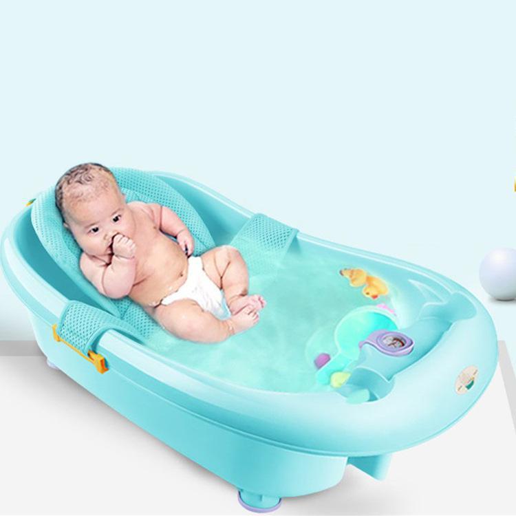 

Bathing Tubs & Seats Baby Bath Security Net Born Bathtub Support Mat Infant Shower Care Stuff Adjustable Safety Cradle Swing For